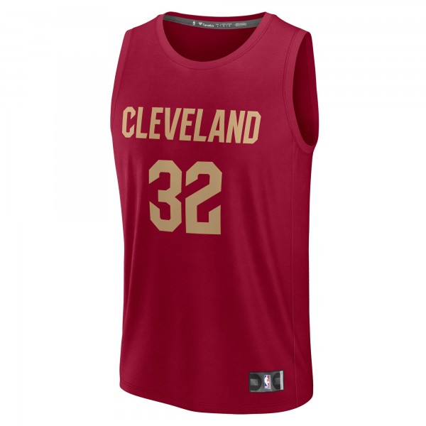 Игровая джерси Dean Wade Cleveland Cavaliers Fast Break Player - Icon Edition - Wine