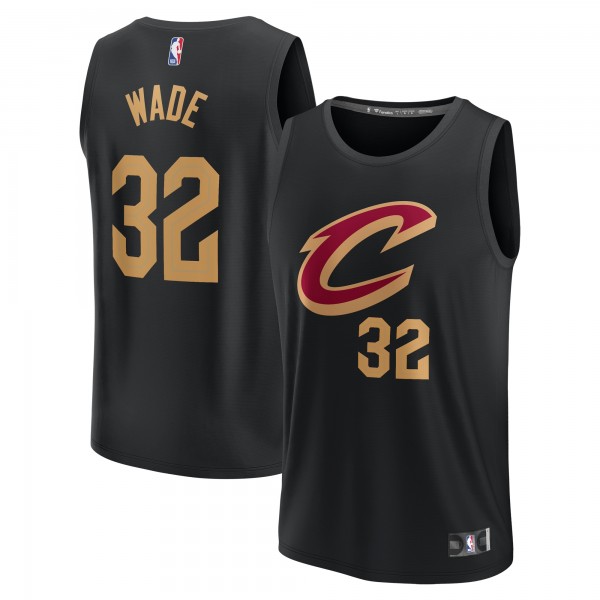 Игровая джерси Dean Wade Cleveland Cavaliers Fast Break Replica Player - Statement Edition - Black