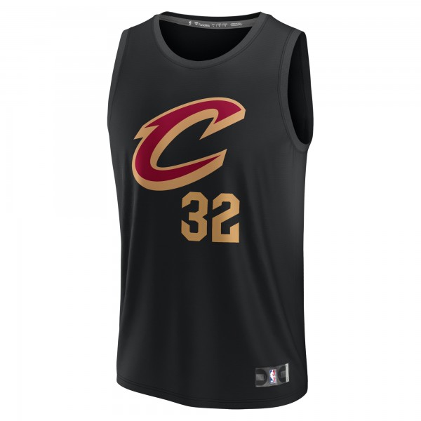 Игровая джерси Dean Wade Cleveland Cavaliers Fast Break Replica Player - Statement Edition - Black