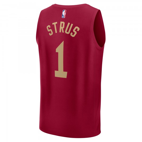 Игровая джерси Max Strus Cleveland Cavaliers Fast Break Player - Icon Edition - Wine