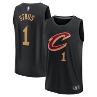 Игровая джерси Max Strus Cleveland Cavaliers Fast Break Replica Player - Statement Edition - Black