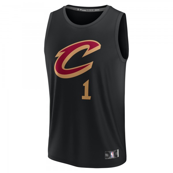 Игровая джерси Max Strus Cleveland Cavaliers Fast Break Replica Player - Statement Edition - Black