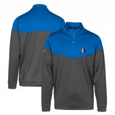 Кофта на короткой молнии Dallas Mavericks Levelwear Commuter Insignia Core - Blue/Charcoal