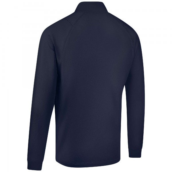 Denver Nuggets Levelwear Navy Theory Insignia Core Quarter-Zip Pullover Top