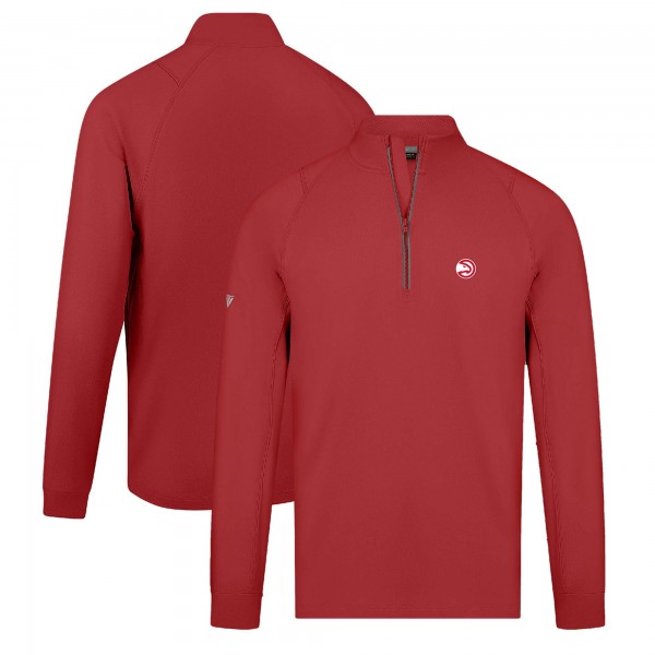 Кофта на короткой молнии Atlanta Hawks Levelwear Theory Insignia Core - Red