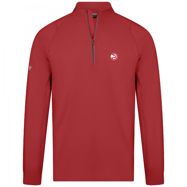 Кофта на короткой молнии Atlanta Hawks Levelwear Theory Insignia Core - Red