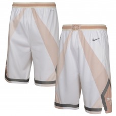 Шорты Youth Chicago Bulls Nike White 2024/25 City Edition Swingman Performance
