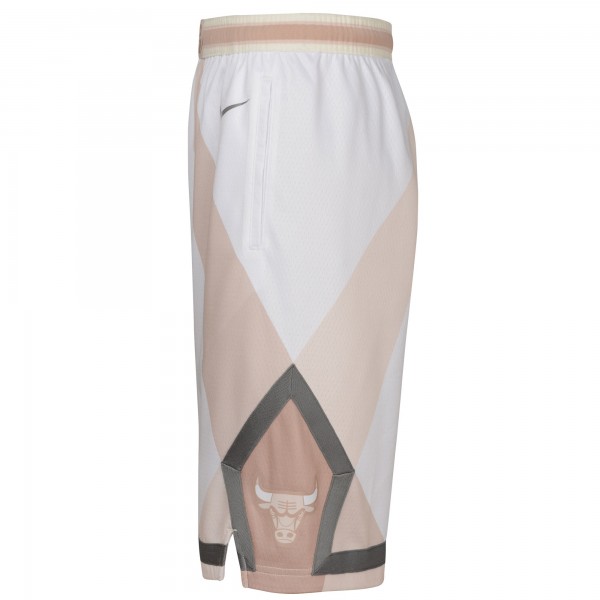 Шорты Youth Chicago Bulls Nike White 2024/25 City Edition Swingman Performance