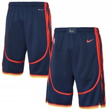 Шорты Golden State Warriors Nike Youth 2024/25 City Edition Swingman Performance - Navy