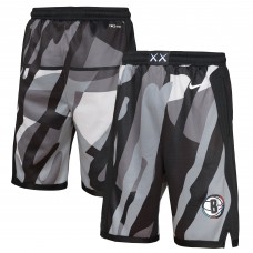 Шорты Youth Brooklyn Nets Nike Black 2024/25 City Edition Swingman Performance