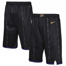 Подростковая Toronto Raptors Nike Black 2024/25 City Edition Swingman Performance Shorts