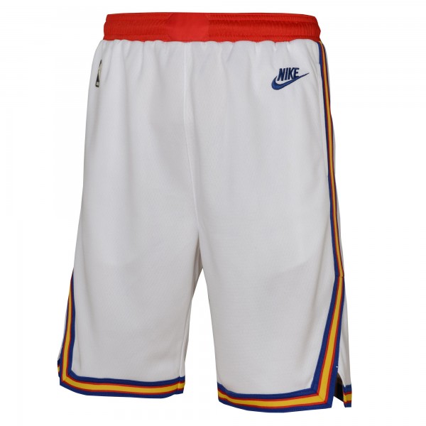 Шорты Golden State Warriors Nike Youth 2024/25 City Edition Swingman Performance - White