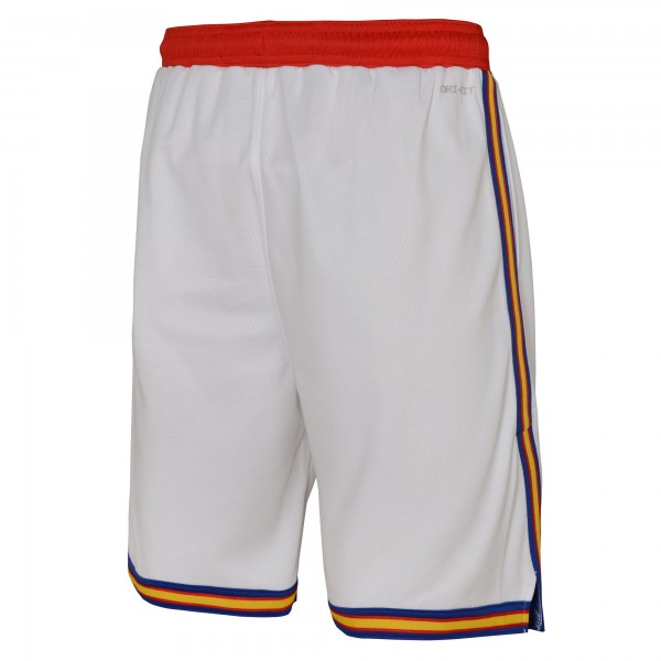 Шорты Golden State Warriors Nike Youth 2024/25 City Edition Swingman Performance - White
