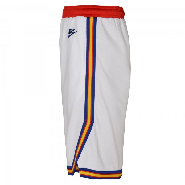 Шорты Golden State Warriors Nike Youth 2024/25 City Edition Swingman Performance - White