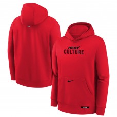 Толстовка Youth Miami Heat Nike Red 2024/25 City Edition Club Fleece
