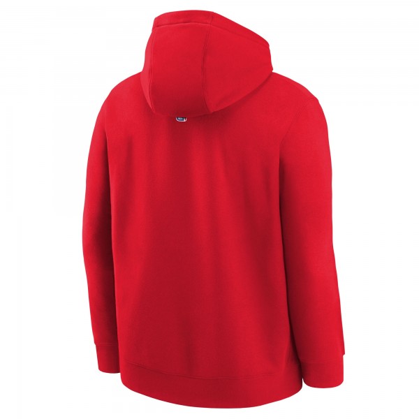 Толстовка Youth Miami Heat Nike Red 2024/25 City Edition Club Fleece