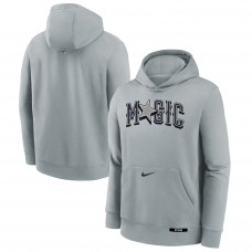 Толстовка Подростковая Orlando Magic Nike Silver 2024/25 City Edition Club Fleece