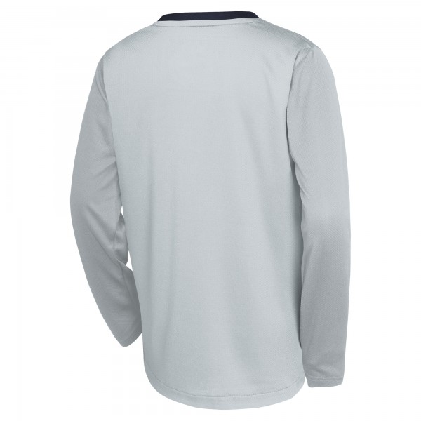 Футболка Подростковая Orlando Magic Nike Gray 2024/25 City Edition Pregame Performance Long Sleeve Shooting