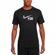 Футболка Paris Saint-Germain Nike Swoosh - Black