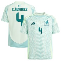 Подростковая Edson Alvarez Mexico National Team adidas 2024 Away Replica Player Jersey - Green