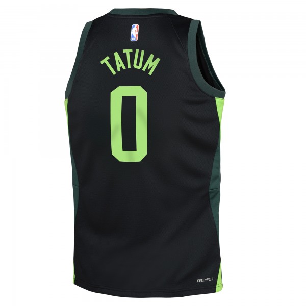 Игровая джерси Jayson Tatum Boston Celtics Nike Youth 2024/25 Swingman Player - City Edition - Black