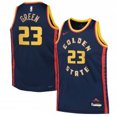 Игровая джерси Draymond Green Golden State Warriors Nike Youth 2024/25 Swingman Player - City Edition - Navy