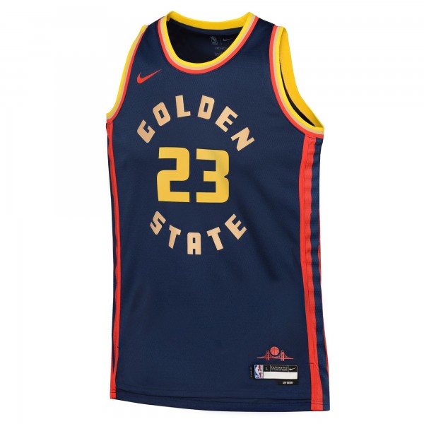 Игровая джерси Draymond Green Golden State Warriors Nike Youth 2024/25 Swingman Player - City Edition - Navy