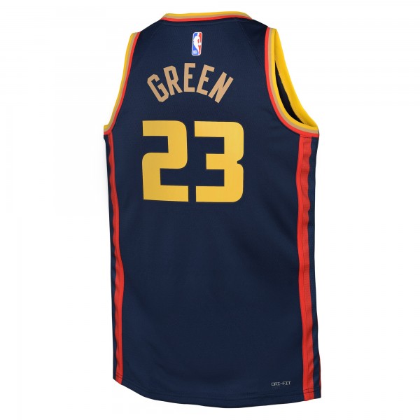 Игровая джерси Draymond Green Golden State Warriors Nike Youth 2024/25 Swingman Player - City Edition - Navy