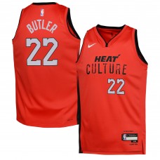Игровая джерси Youth Miami Heat Jimmy Butler Nike Red 2024/25 - City Edition
