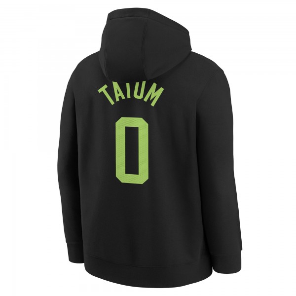 Толстовка Jayson Tatum Boston Celtics Nike Youth 2024/25 City Edition Name & Number - Black