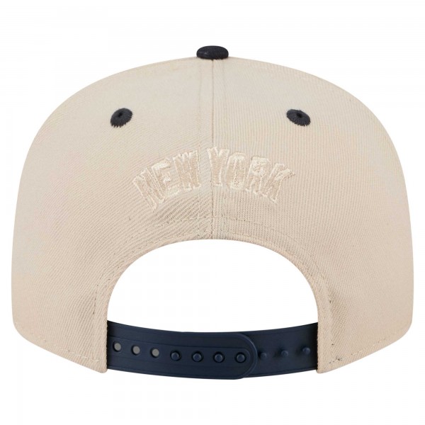 Бейсболка New York Yankees New Era Cream/Black Team Art 9FIFTY Snapback
