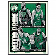 Boston Celtics Celtic Pride 18 x 24 Deluxe Framed Serigraph Print