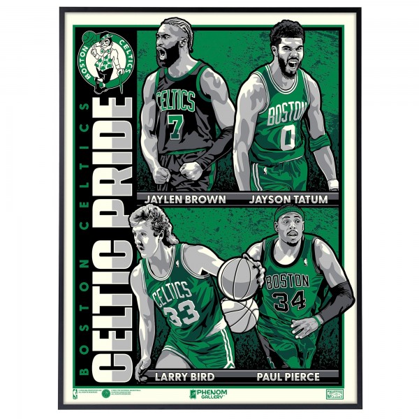 Boston Celtics Celtic Pride 18 x 24 Deluxe Framed Serigraph Print