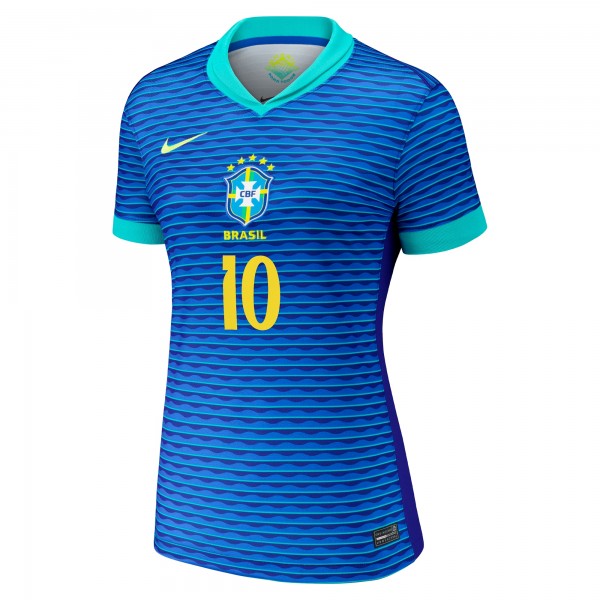 Джерси Neymar Jr. Brazil National Team Nike Wo2024 Away Stadium Replica Player – Blue