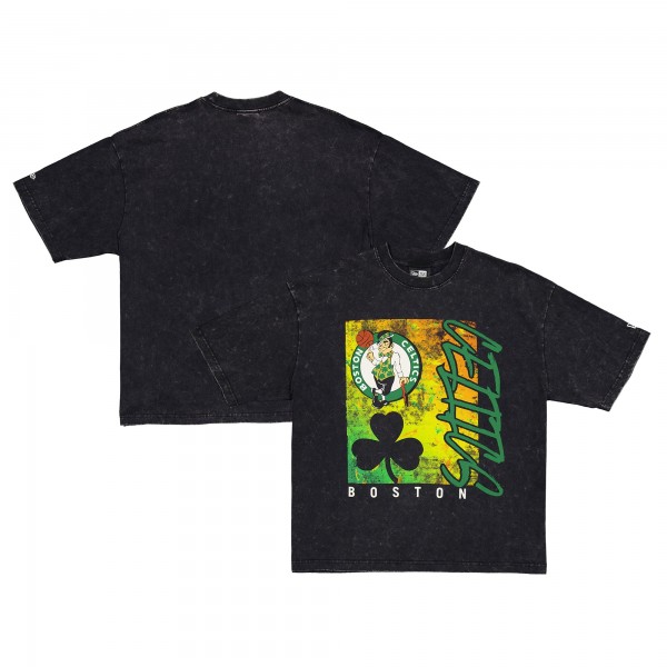 Футболка Boston Celtics New Era Sport Classics Enzyme Washed - Black