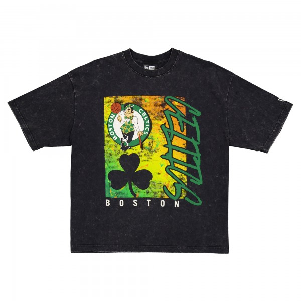 Футболка Boston Celtics New Era Sport Classics Enzyme Washed - Black