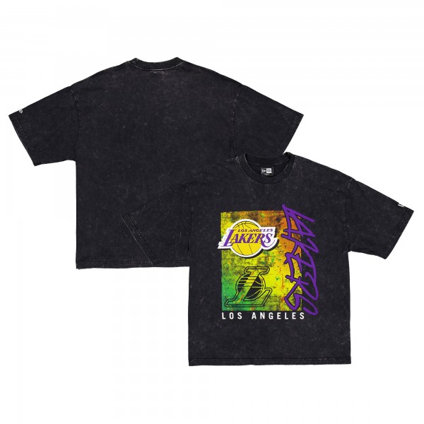 Футболка Los Angeles Lakers New Era Sport Classics Enzyme Washed - Black