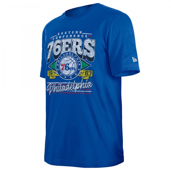 Philadelphia 76ers New Era Royal Sport Classics T-Shirt