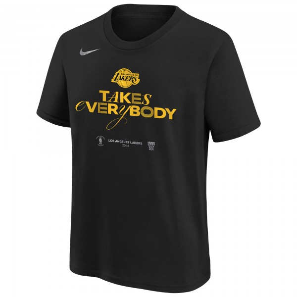Футболка Los Angeles Lakers Nike Unisex 2024 NBA Playoffs Mantra - Black