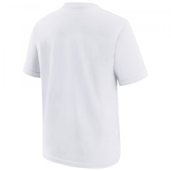 Unisex Miami Heat Nike White 2024 NBA Playoffs Mantra T-Shirt