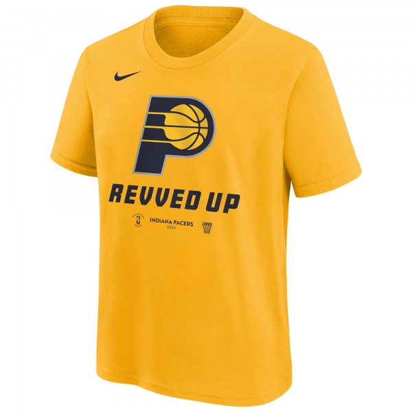 Футболка Indiana Pacers Nike Unisex 2024 NBA Playoffs Mantra - Gold