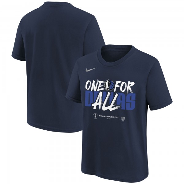 Футболка Dallas Mavericks Nike Unisex 2024 NBA Playoffs Mantra - Navy