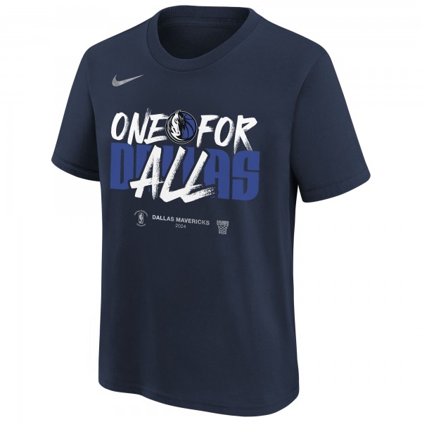 Футболка Dallas Mavericks Nike Unisex 2024 NBA Playoffs Mantra - Navy