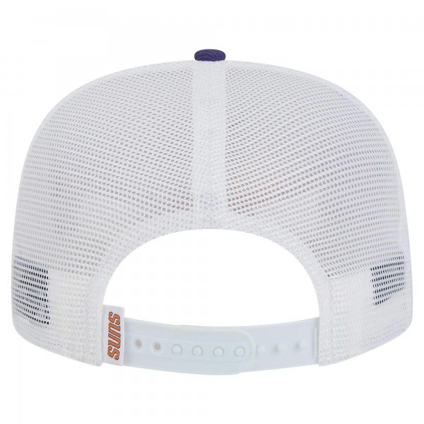 Бейсболка Phoenix Suns New Era White/Purple Dip-Dye 9FIFTY A-Frame Trucker