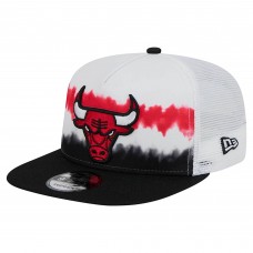 Бейсболка Chicago Bulls New Era Dip-Dye 9FIFTY A-Frame Trucker - White/Black