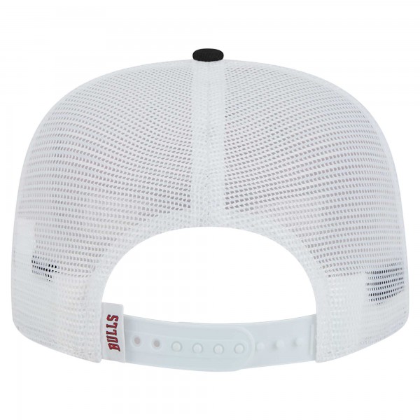 Бейсболка Chicago Bulls New Era Dip-Dye 9FIFTY A-Frame Trucker - White/Black