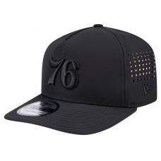 Бейсболка Philadelphia 76ers New Era Black Vented 9FIFTY A-Frame Snapback