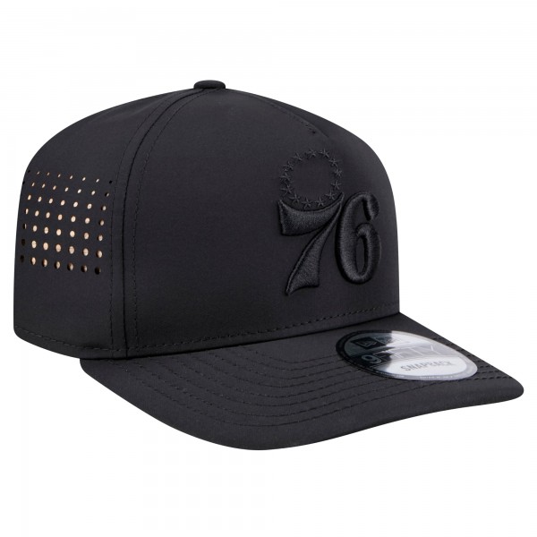 Бейсболка Philadelphia 76ers New Era Black Vented 9FIFTY A-Frame Snapback