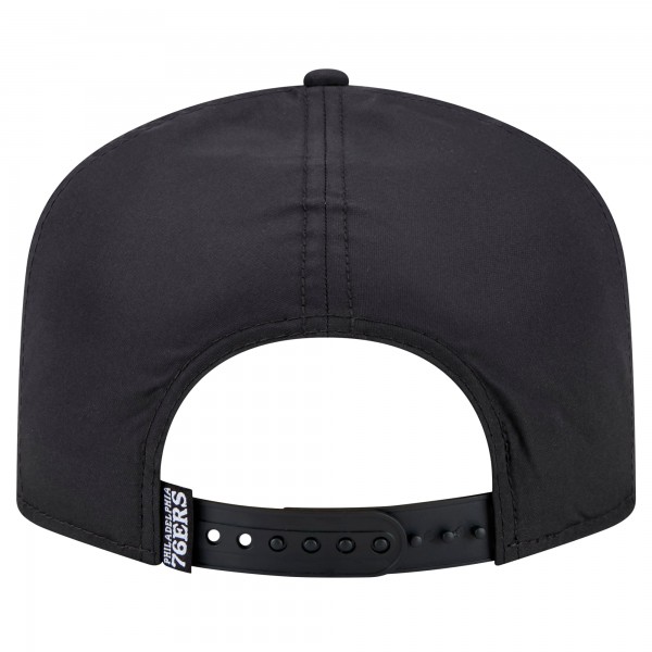 Бейсболка Philadelphia 76ers New Era Black Vented 9FIFTY A-Frame Snapback