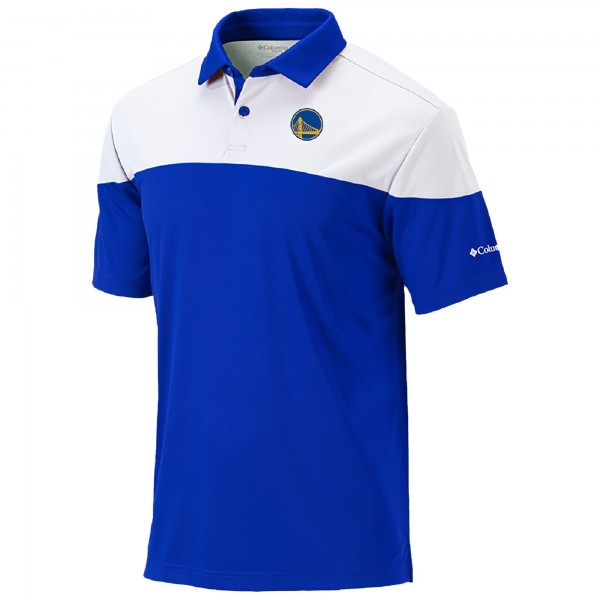 Golden State Warriors Columbia Blue Omni-Wick Best Ball Polo